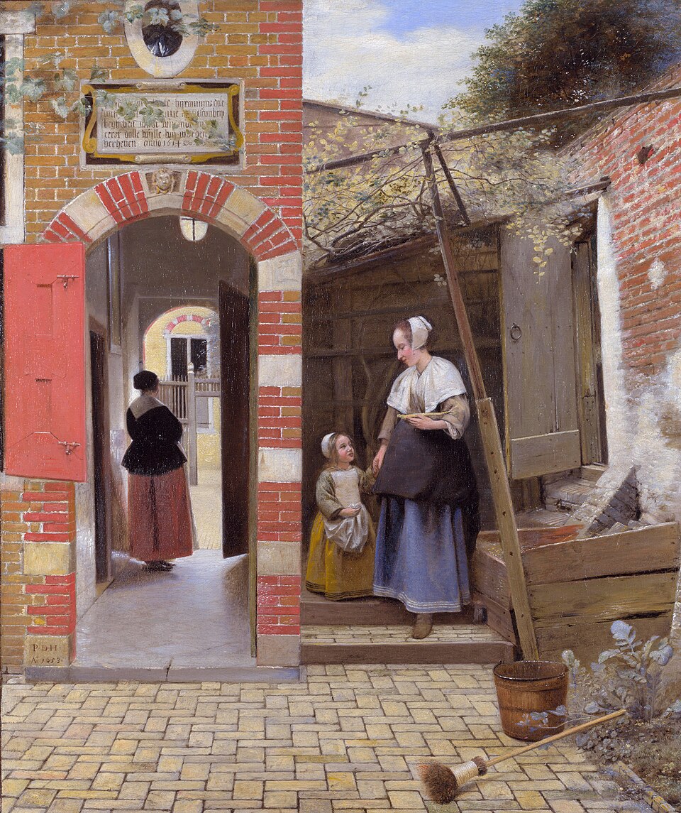Pieter de Hooch — Innenhof in Delft