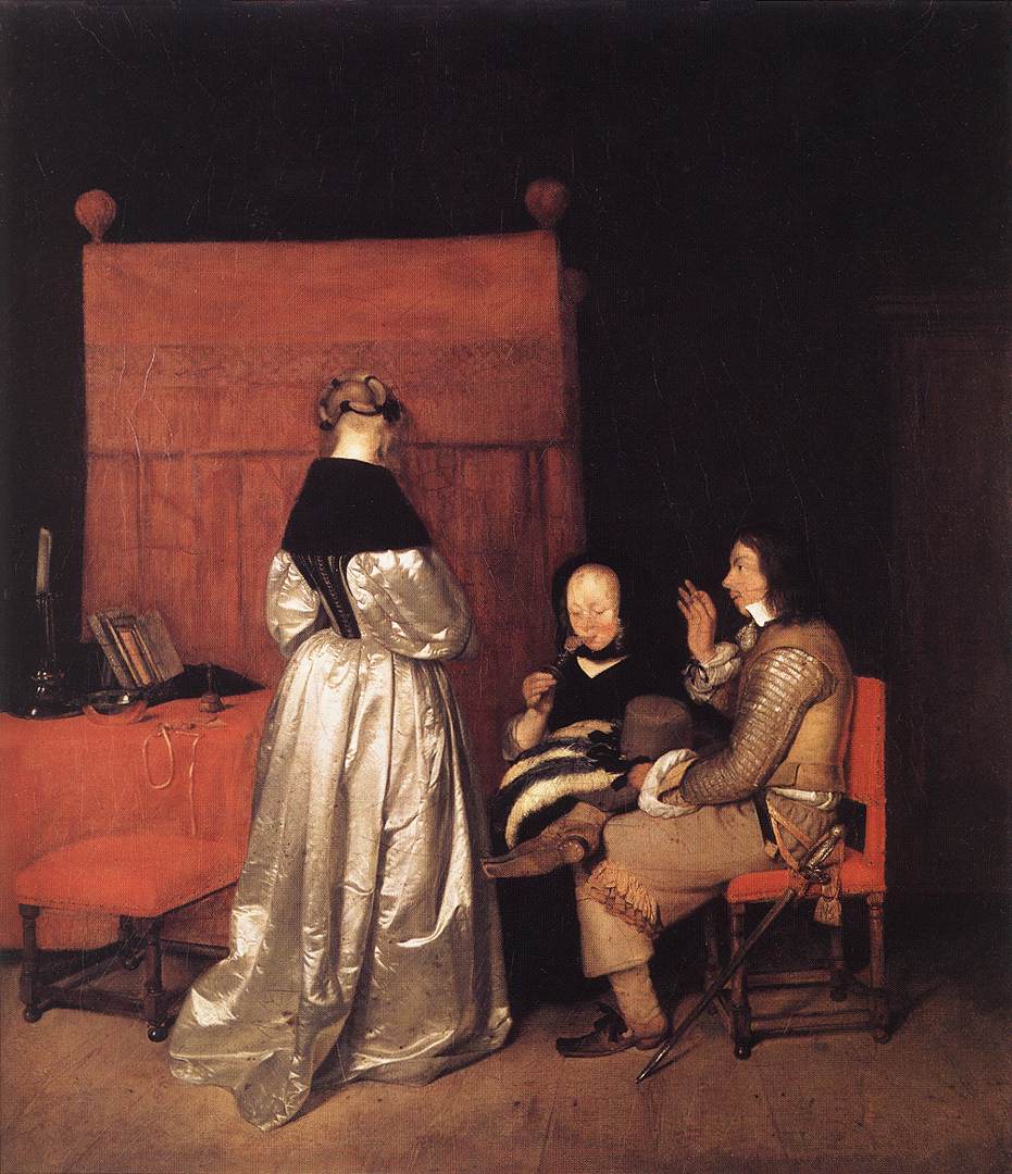 Gerard ter Borch — Die väterliche Ermahnung